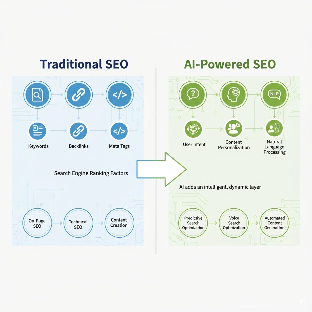Traditional SEO vs AI SEO